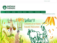 Tablet Screenshot of indianfarmers.org